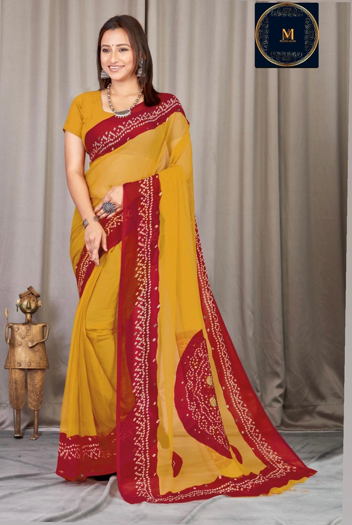 Border bandej saree