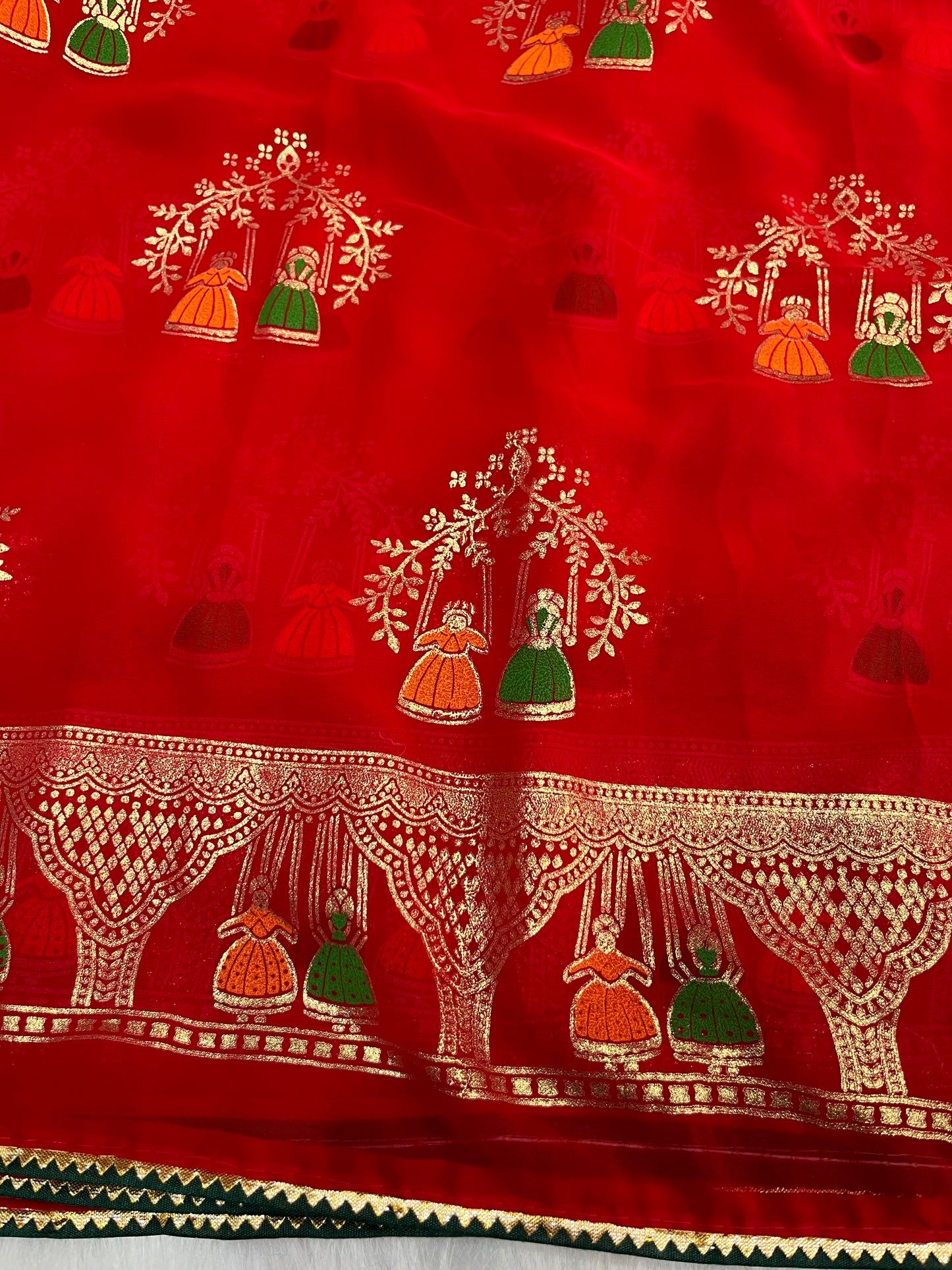 Bani thani karwa chauth special  red saree