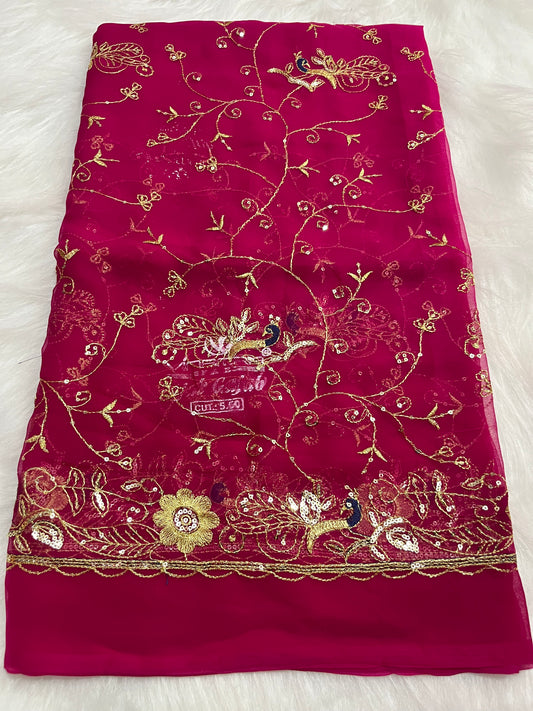 Heavy mor jaal sarees