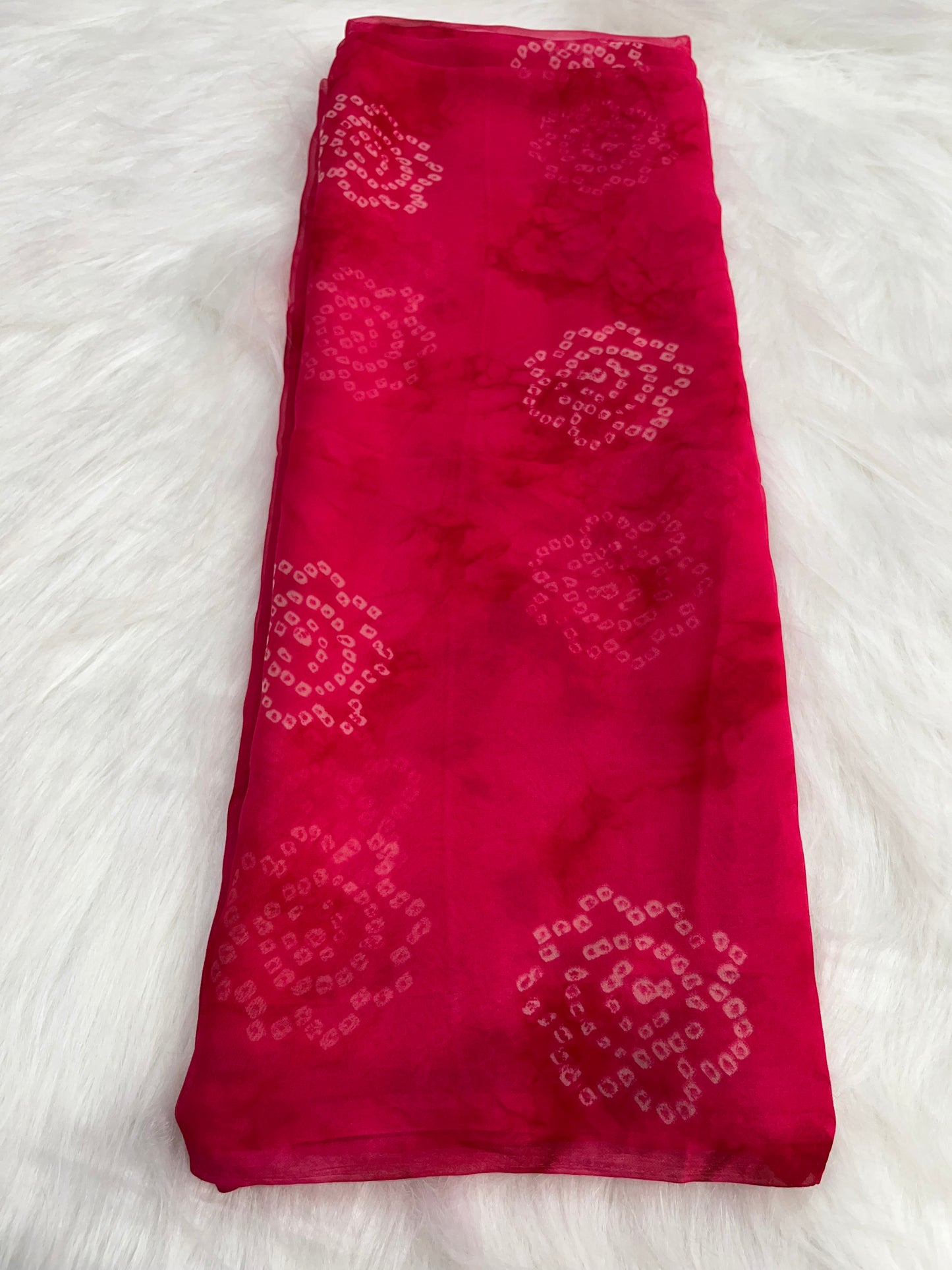 Floral rai bandej saree
