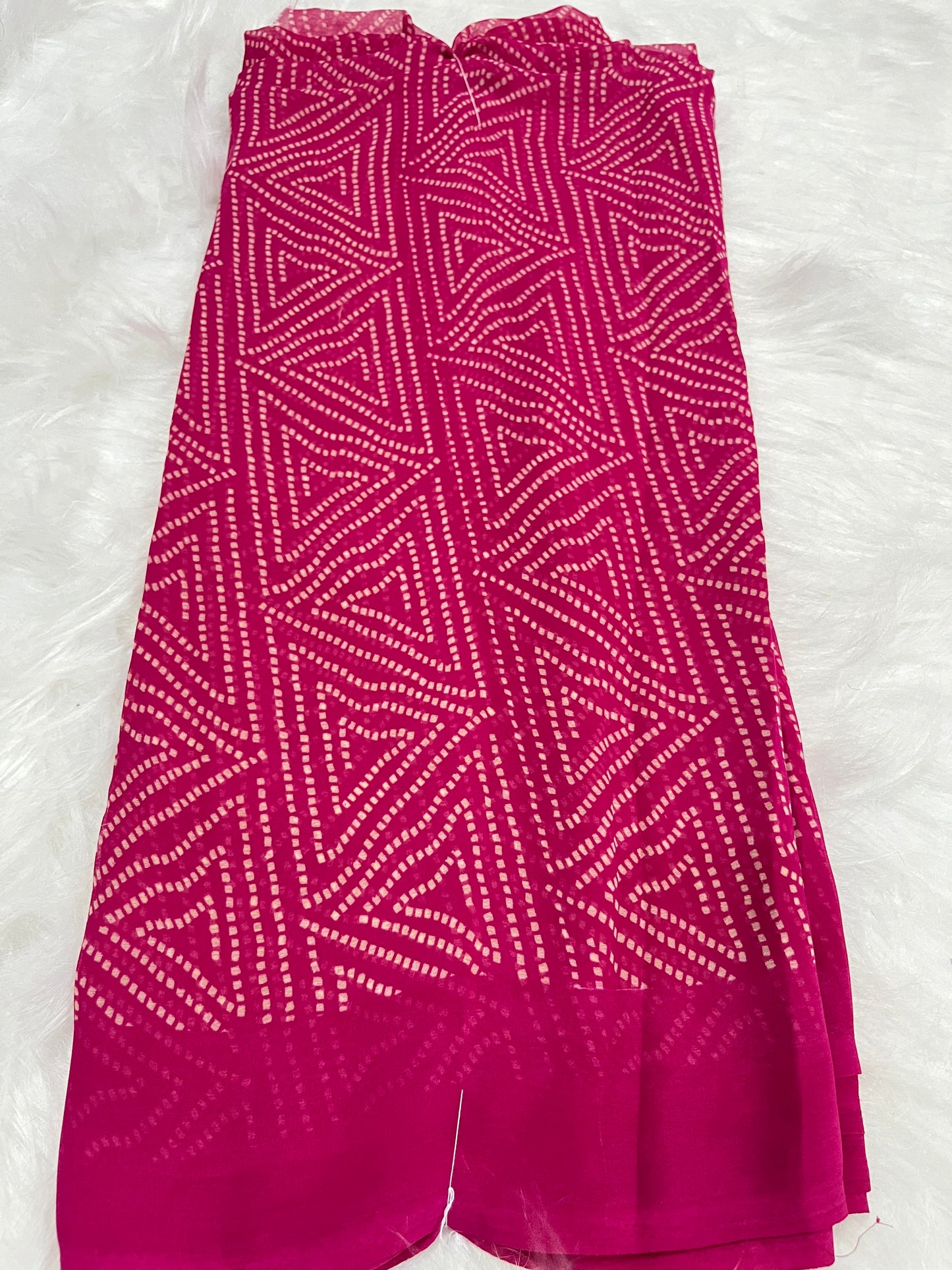 rani triangle bandej saree