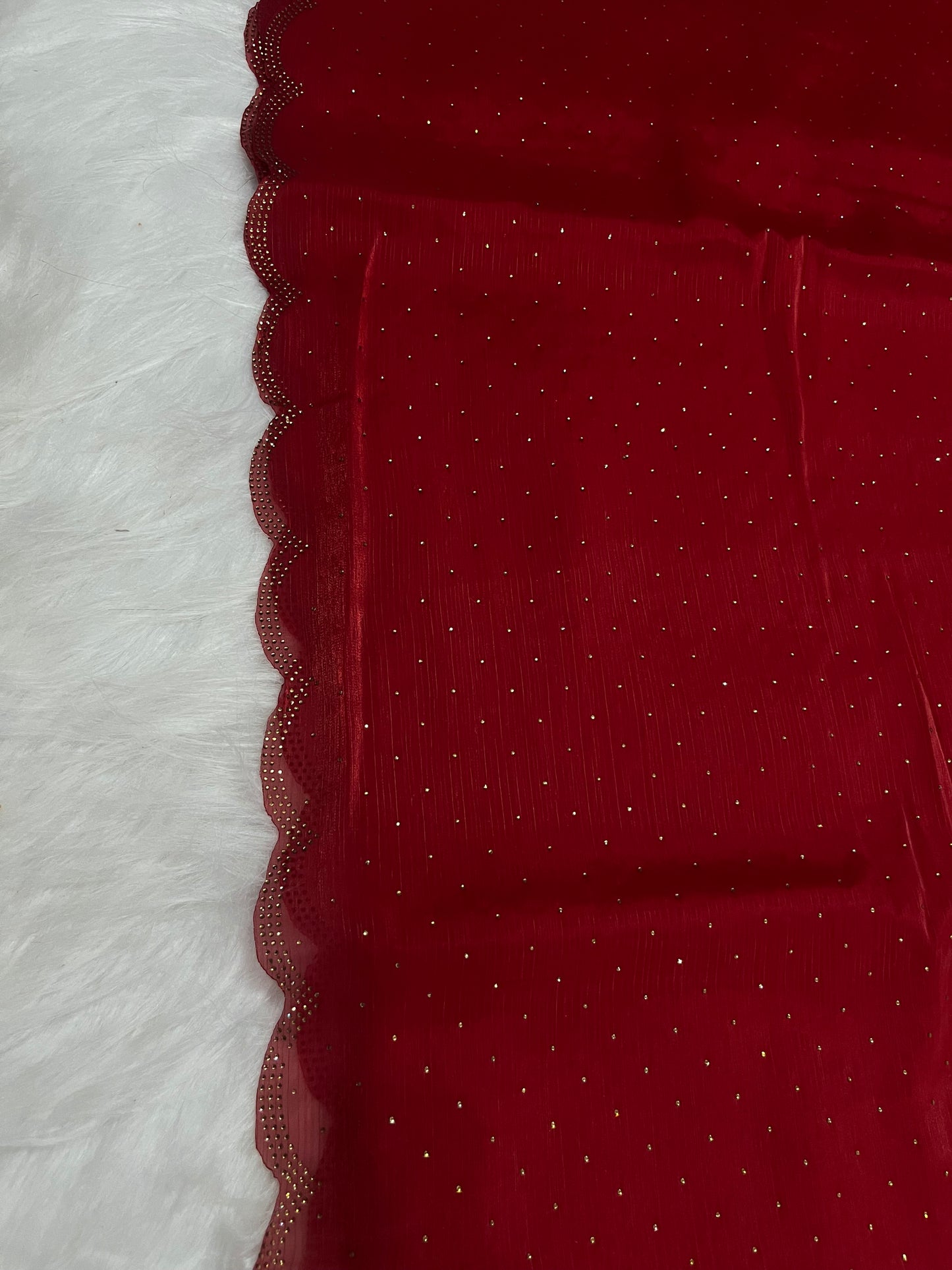 daimond sirski blood red colour scalpe border