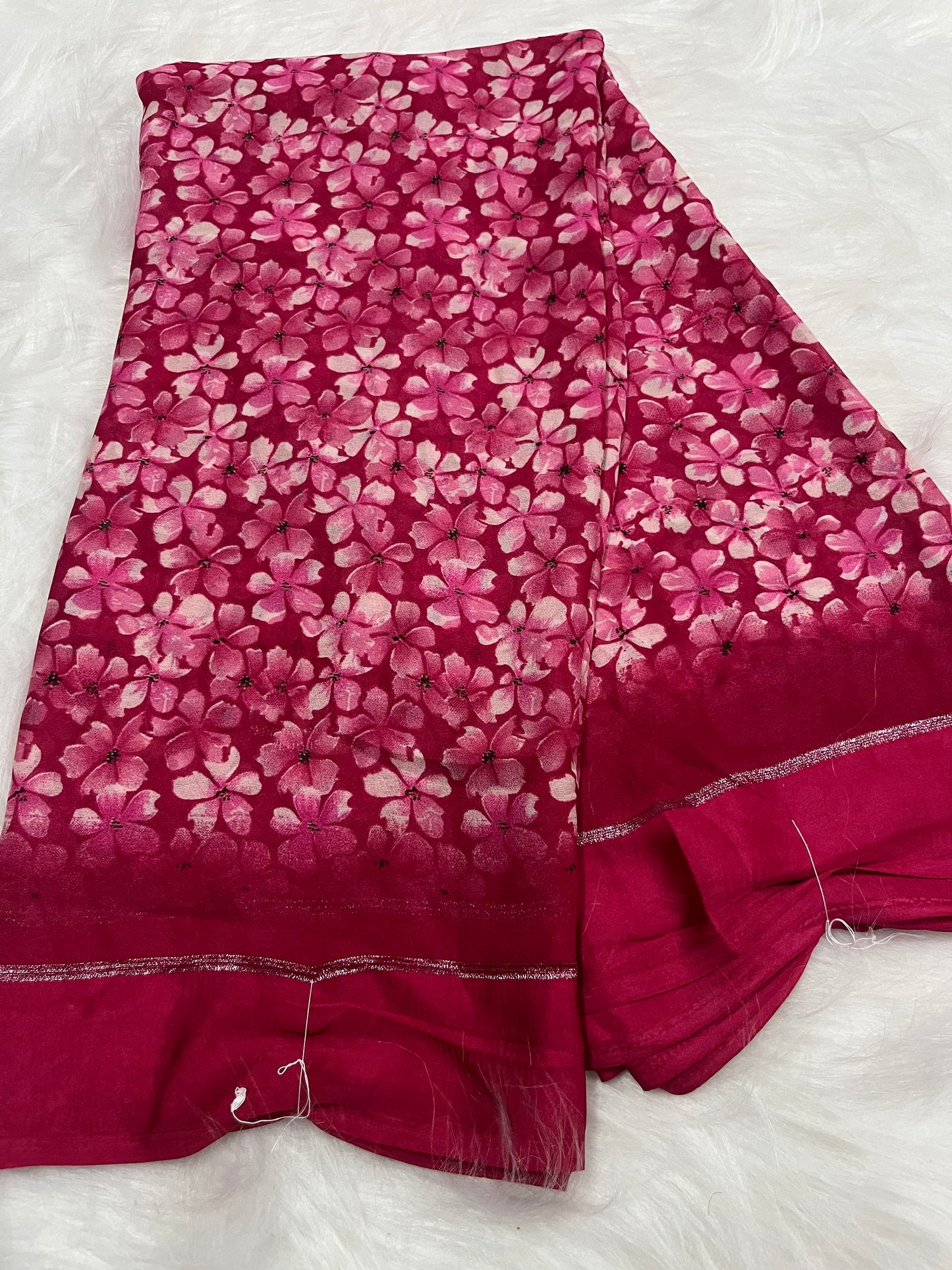 cherrry floral satan border