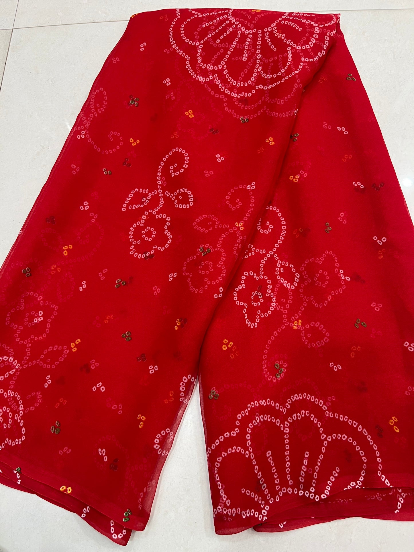 Rai bandej floral ghewar pattern