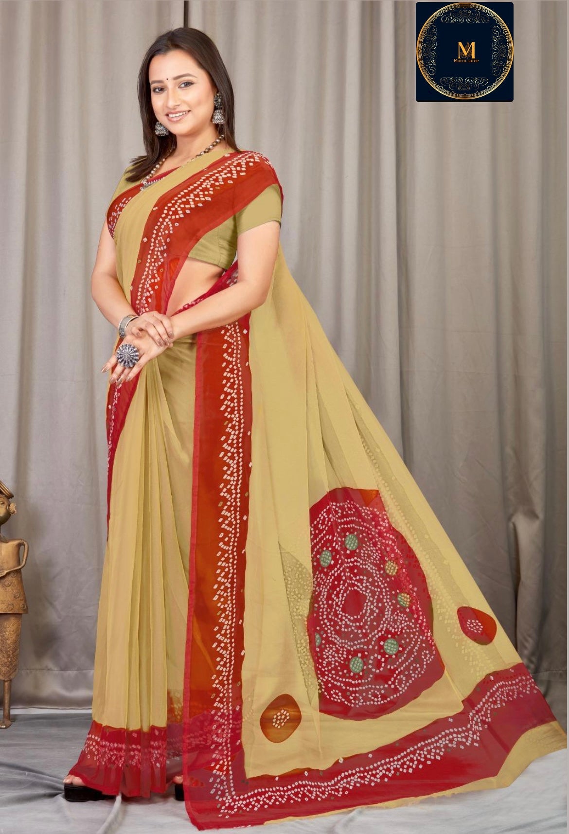 Border bandej saree