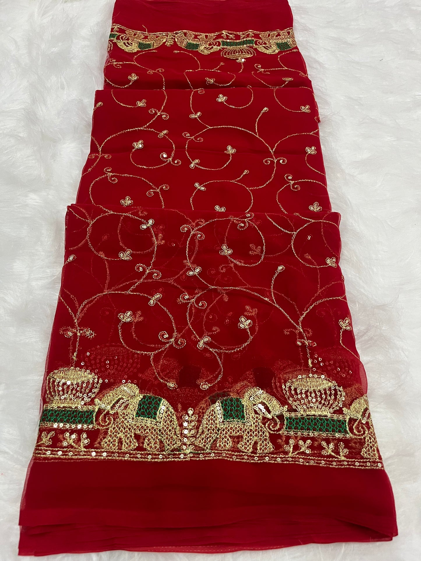 elephant jaal red colour