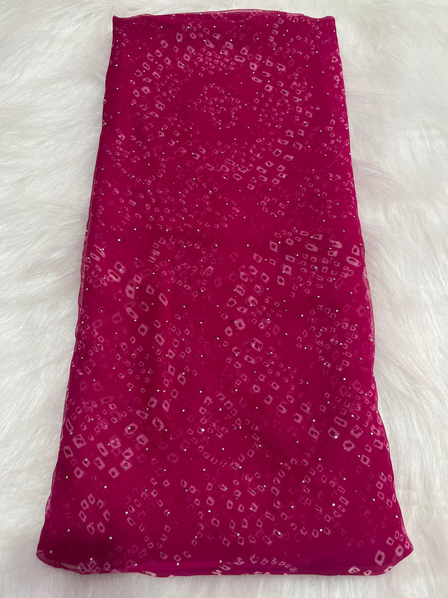 Bandhani siroski saree
