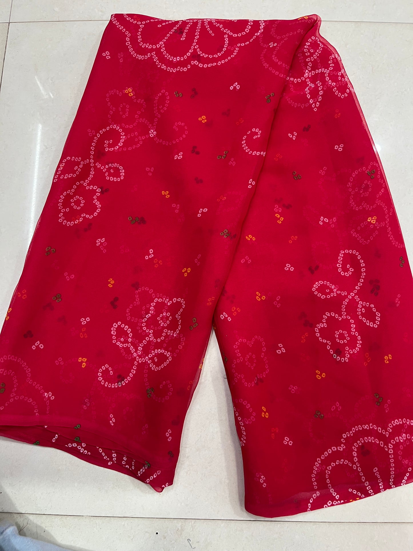 Rai bandej floral ghewar pattern
