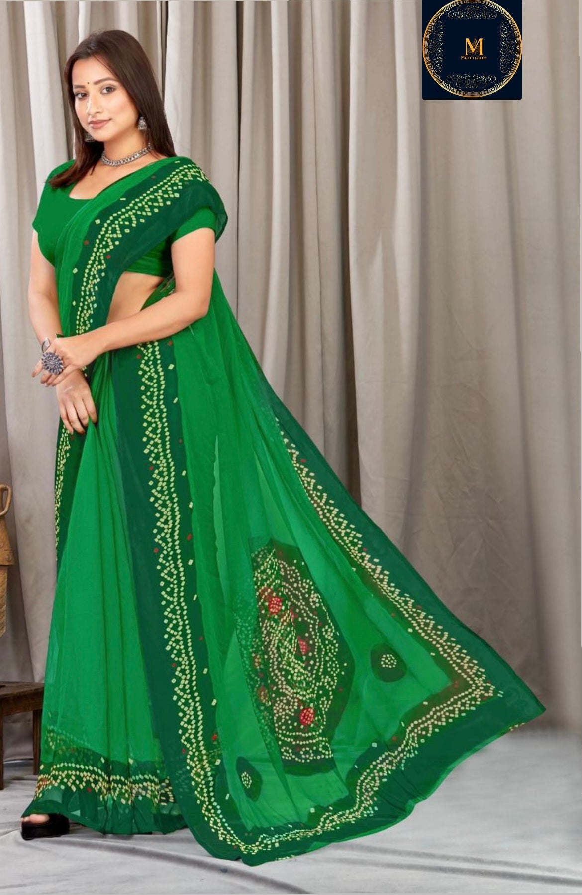 Border bandej saree