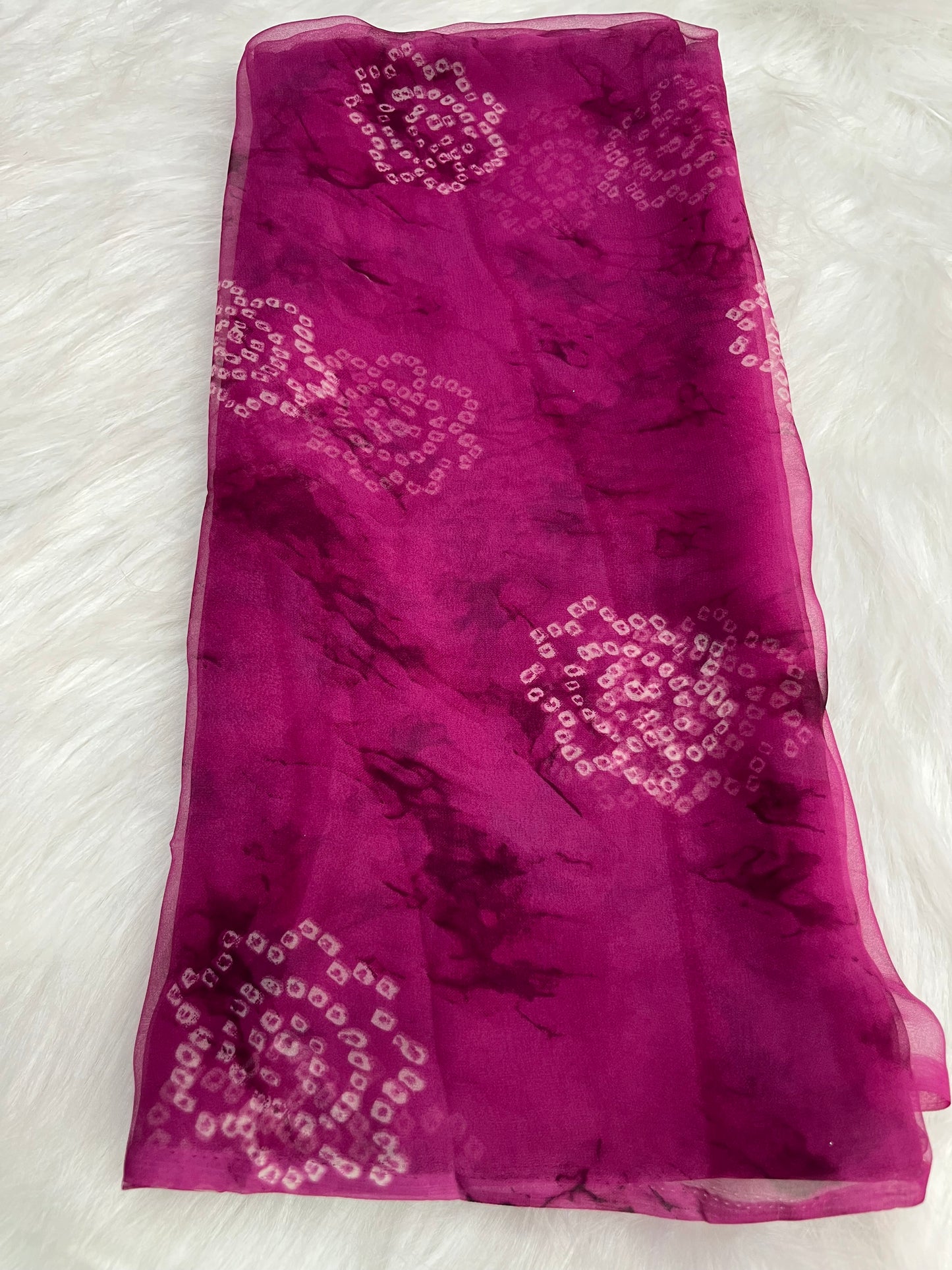 Floral rai bandej saree