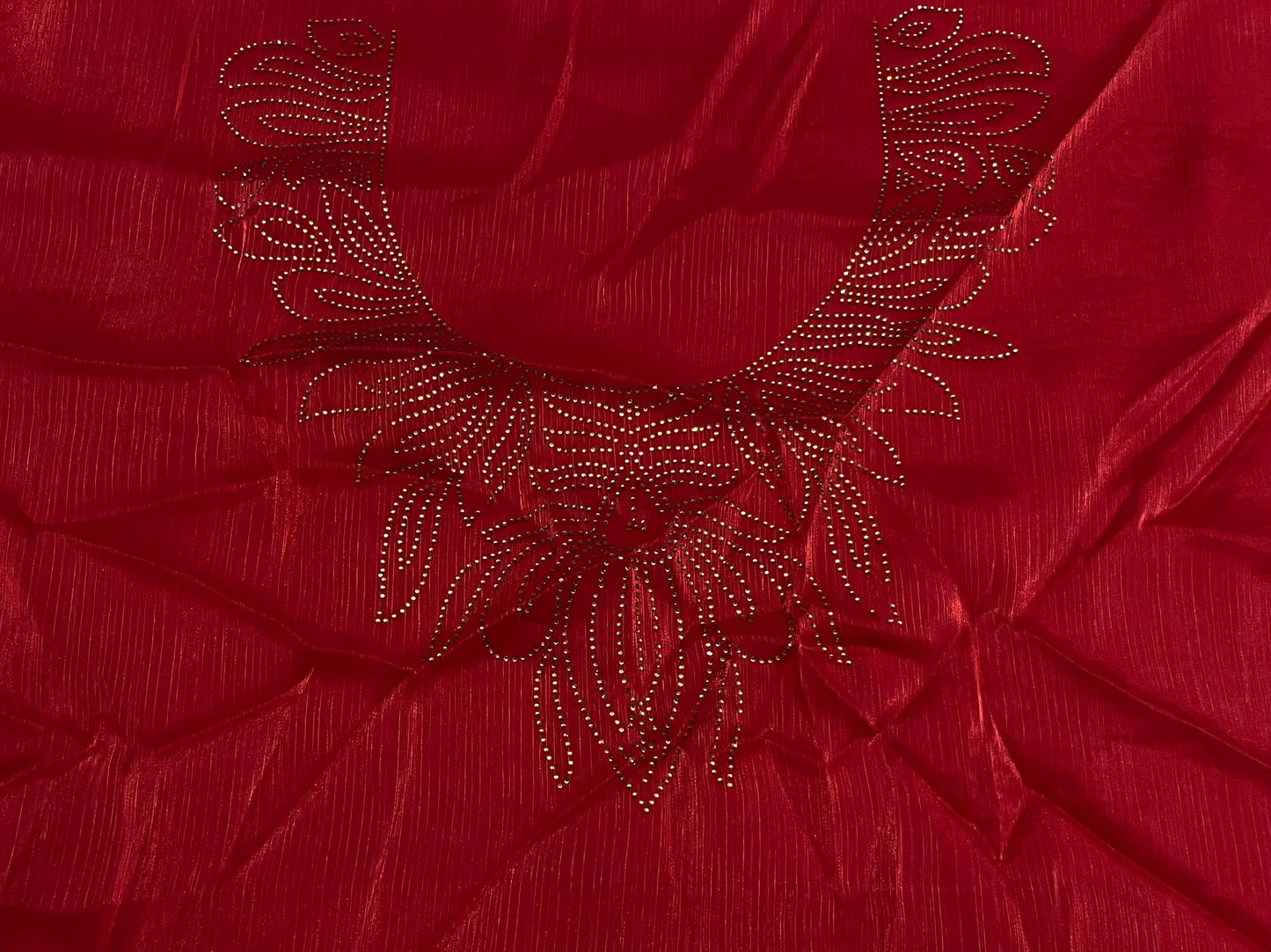 daimond sirski blood red colour scalpe border