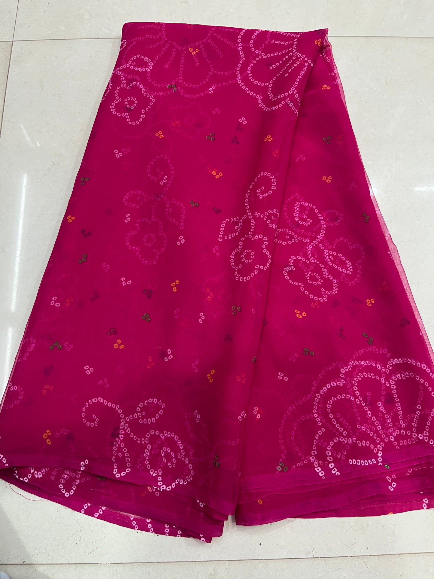 Rai bandej floral ghewar pattern