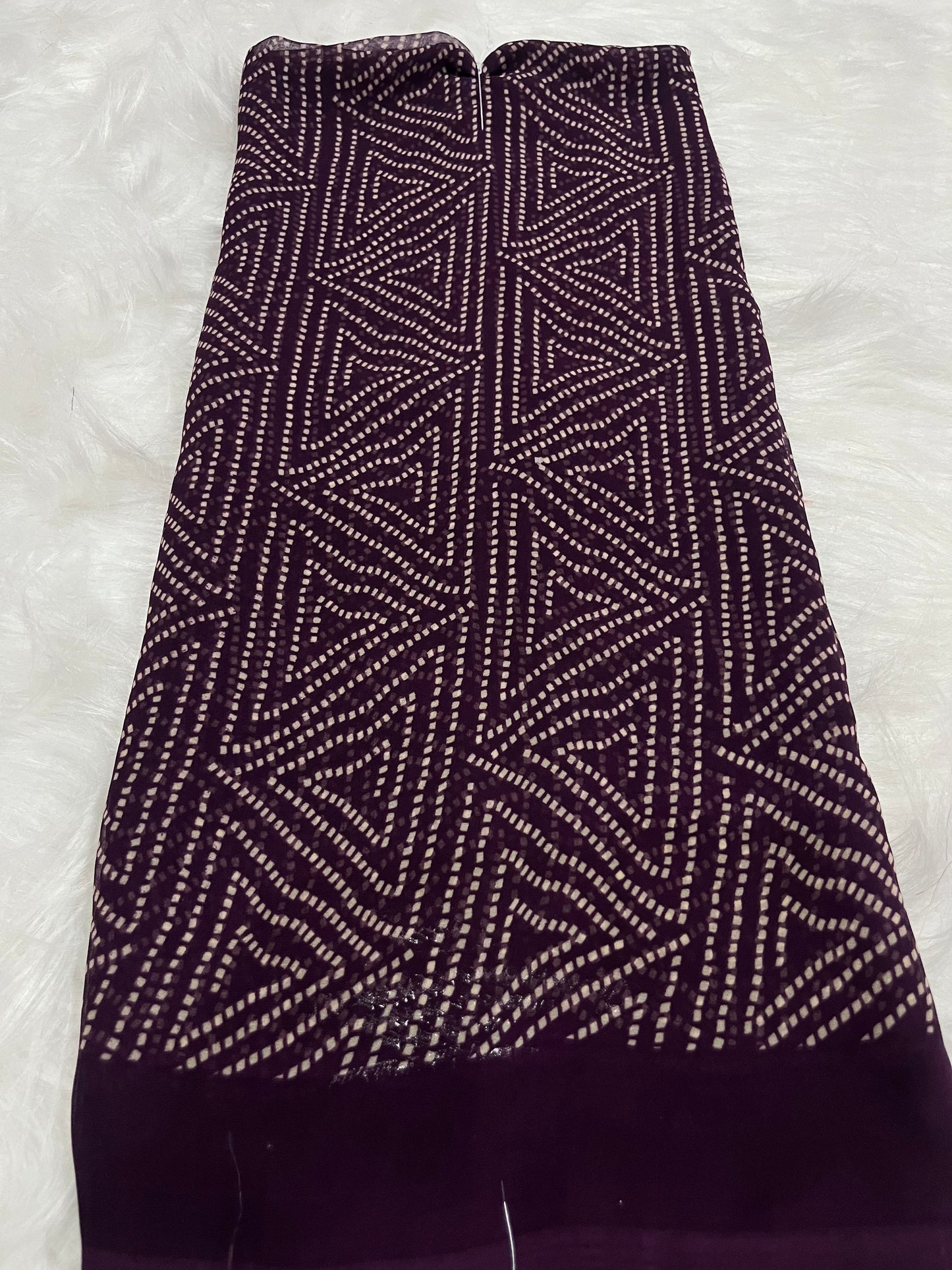 wine triangle bandej saree