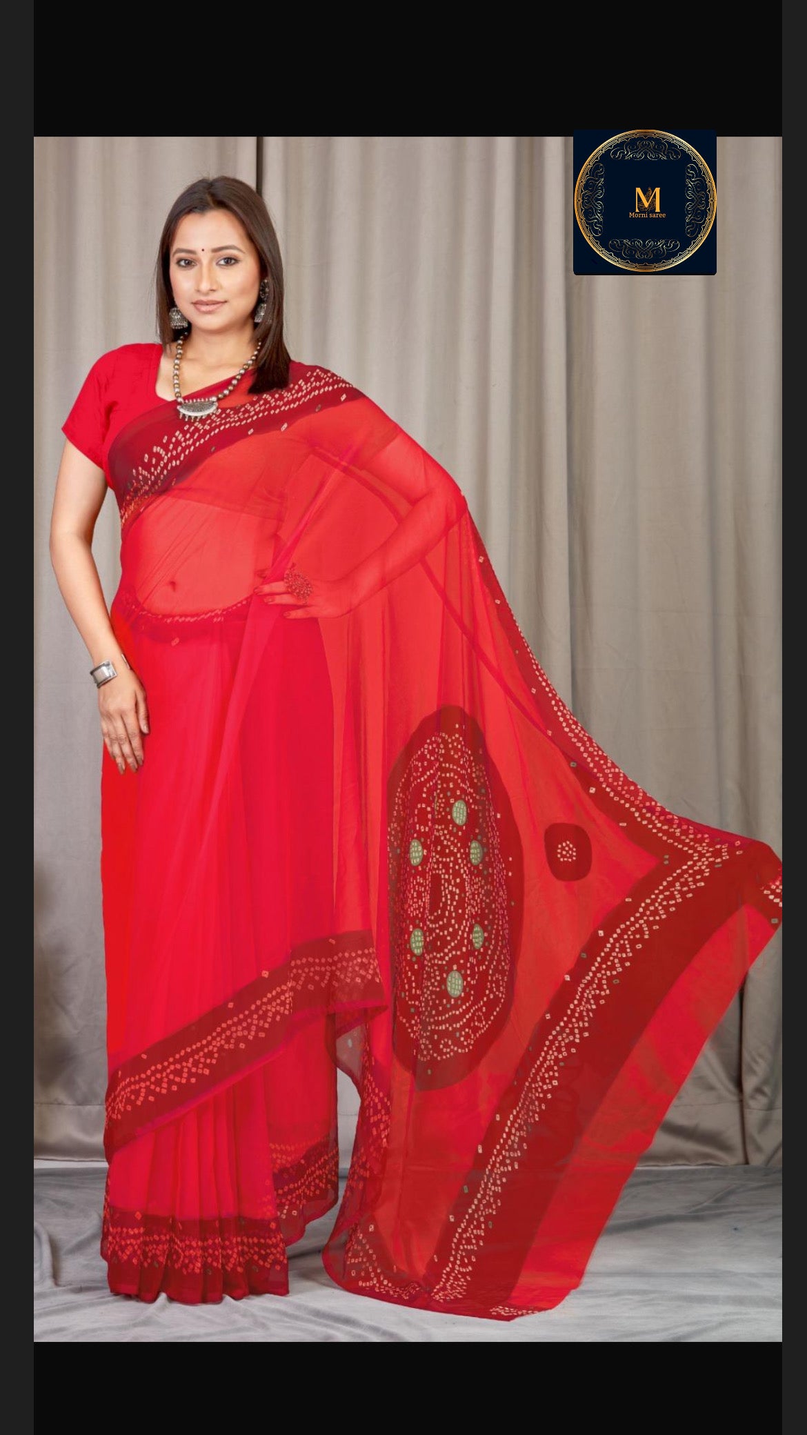 Border bandej saree