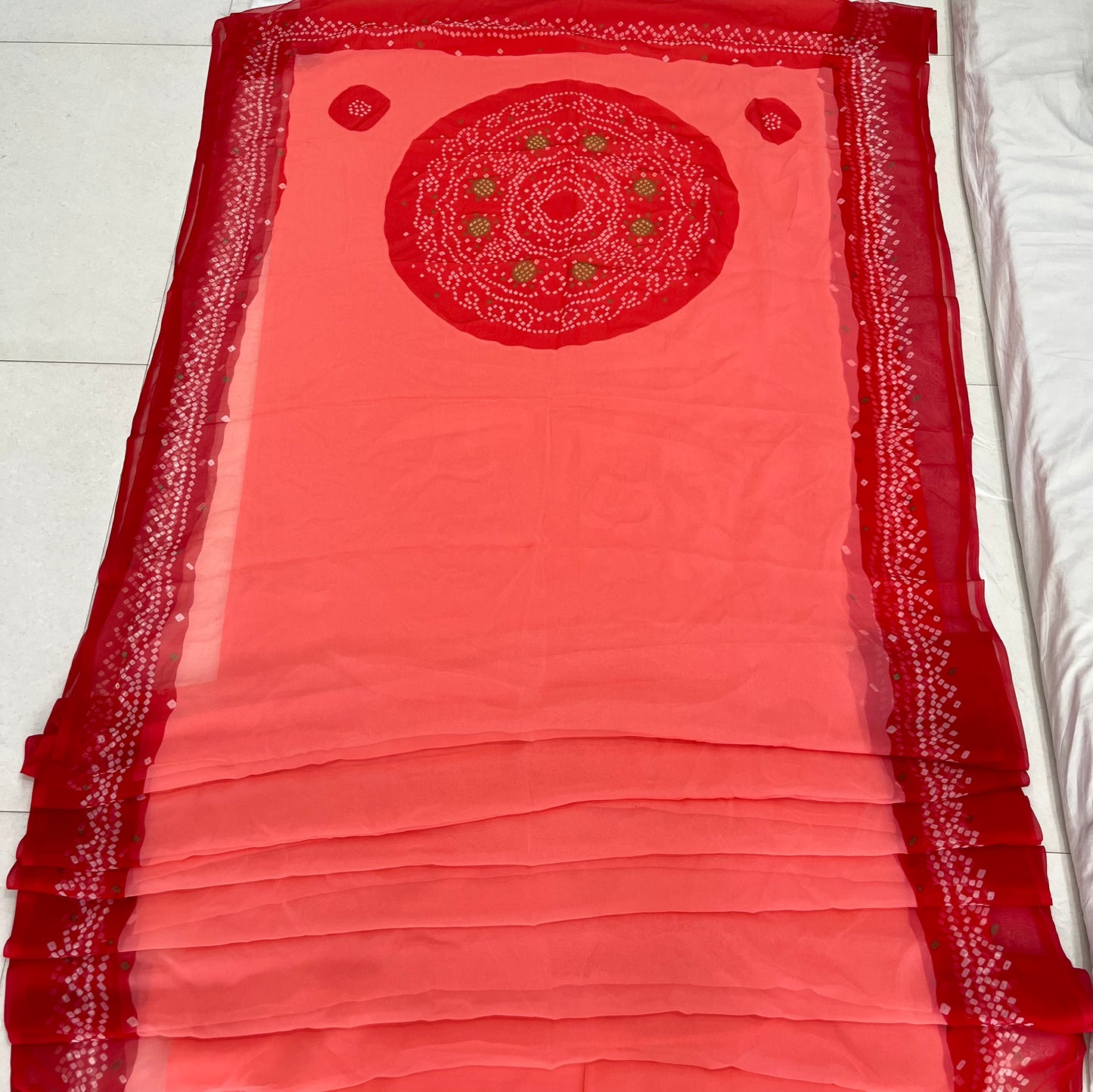 Border bandej saree