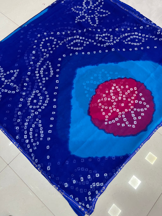 Ghewar bandej with stone lace