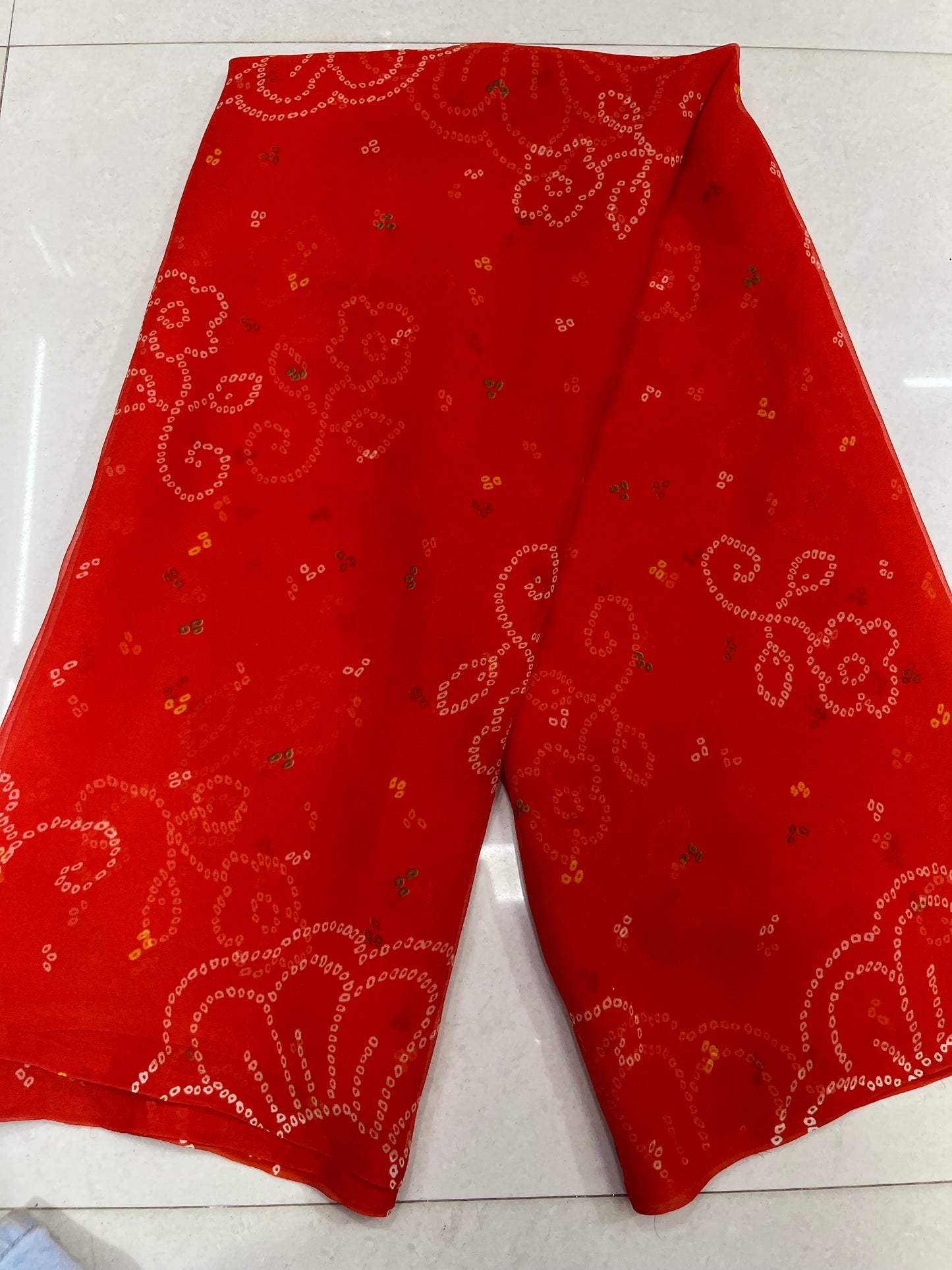 Rai bandej floral ghewar pattern