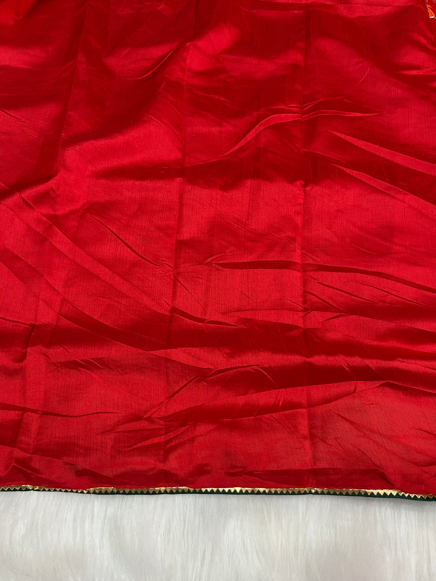Bani thani karwa chauth special  red saree