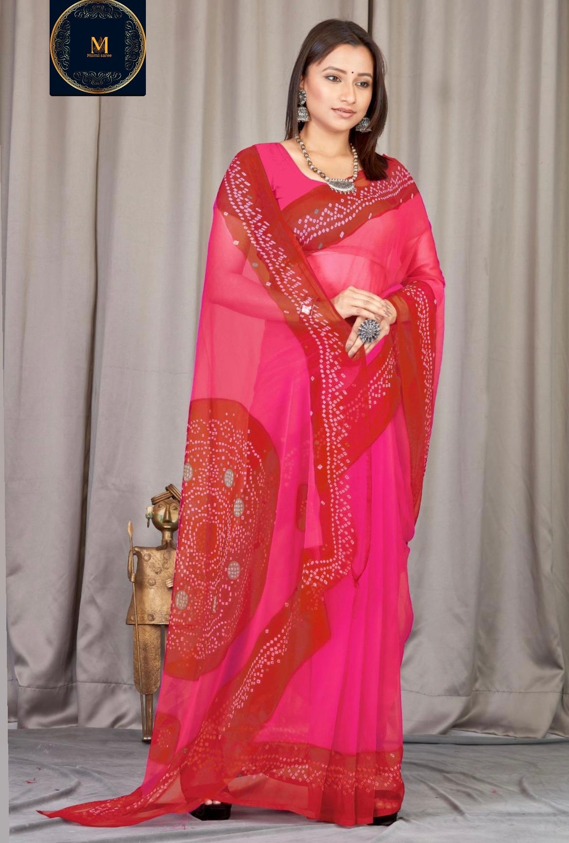 Border bandej saree