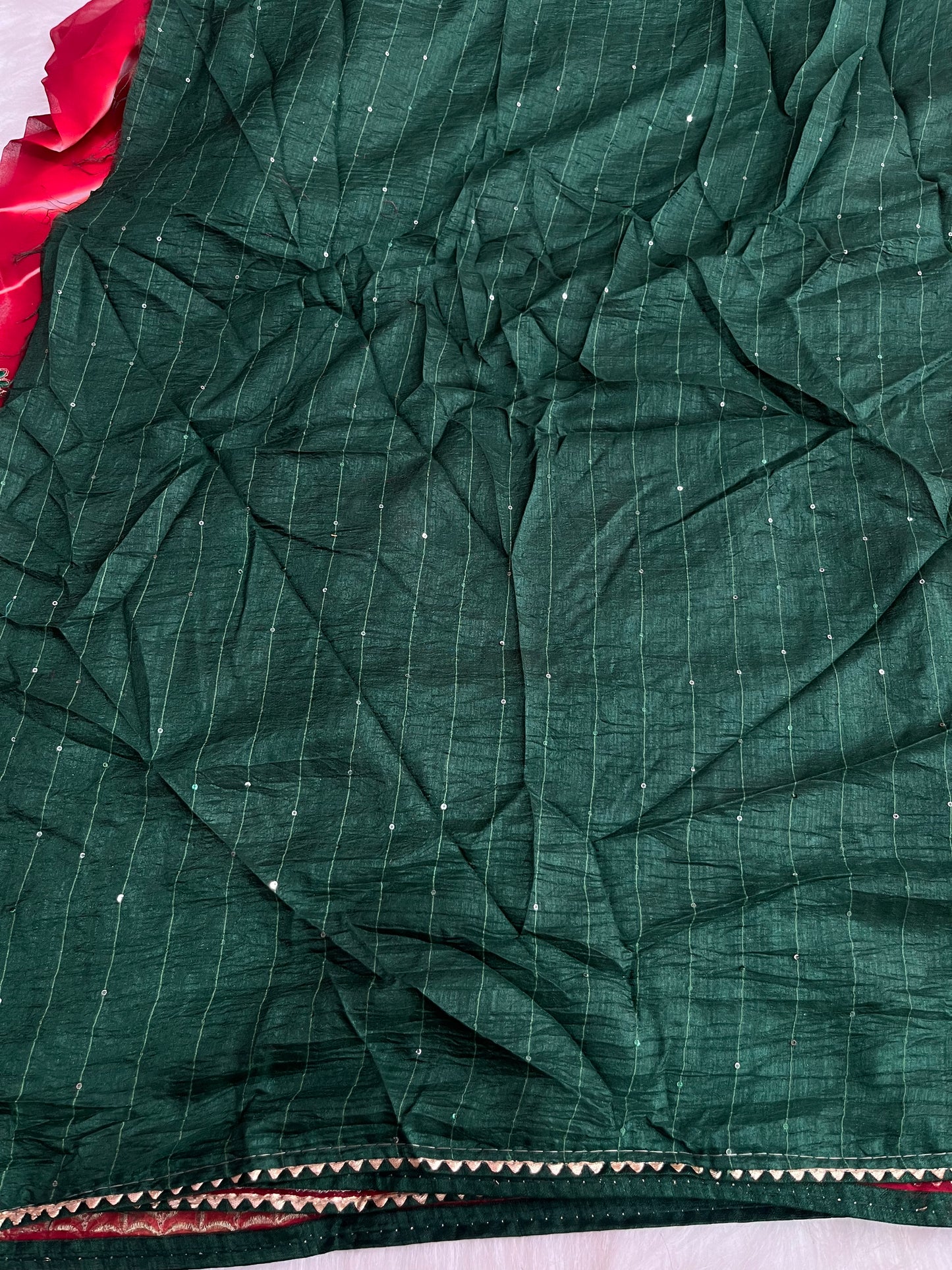 Gotta patti jaal work saree