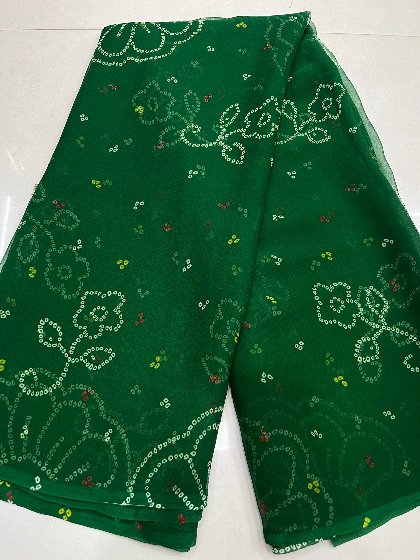 Rai bandej floral ghewar pattern