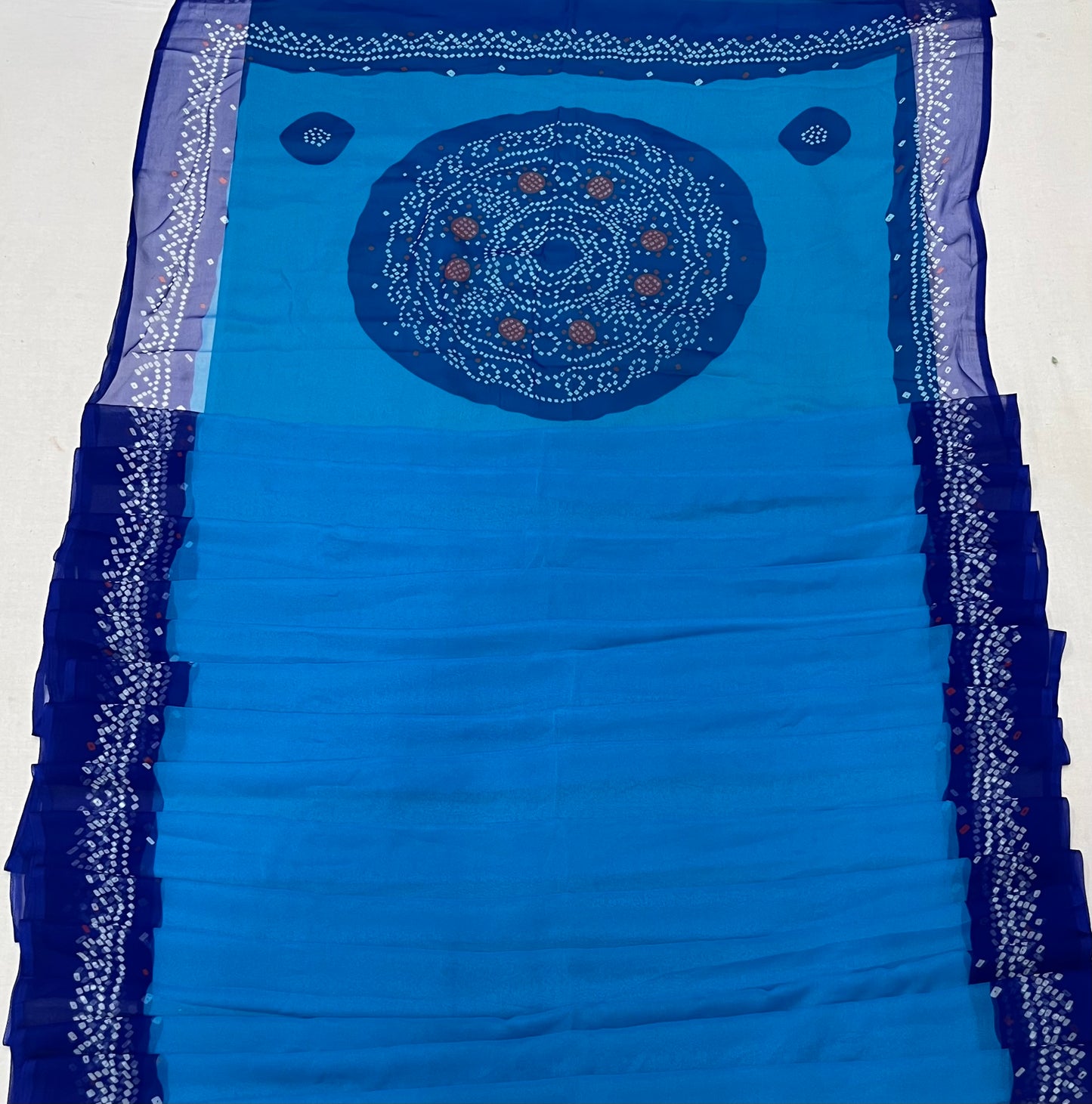 Border bandej saree