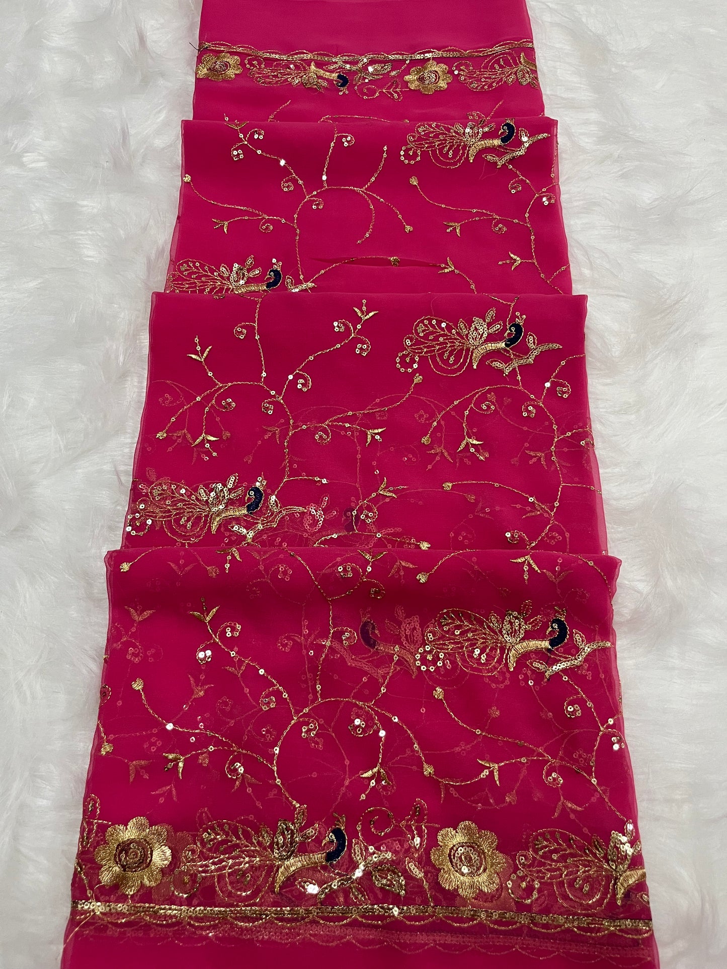 mor jaal peach color