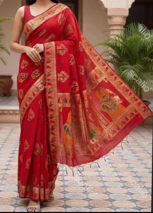 Bani thani karwa chauth special  red saree
