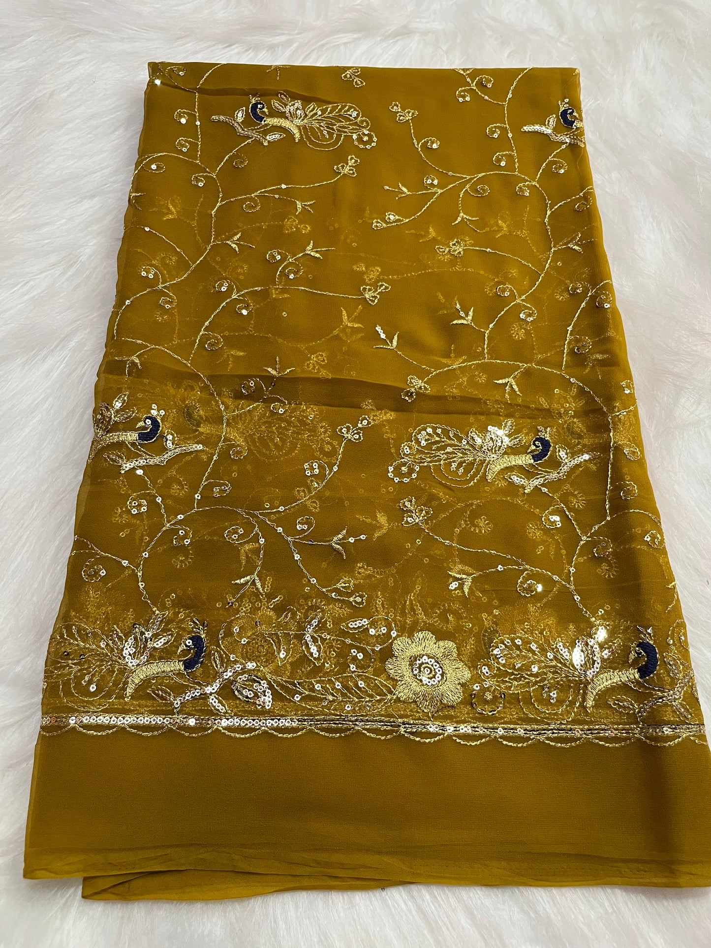 Heavy mor jaal sarees