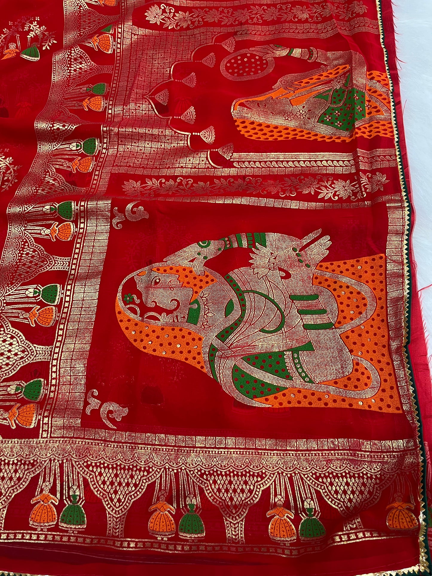 Bani thani karwa chauth special  red saree