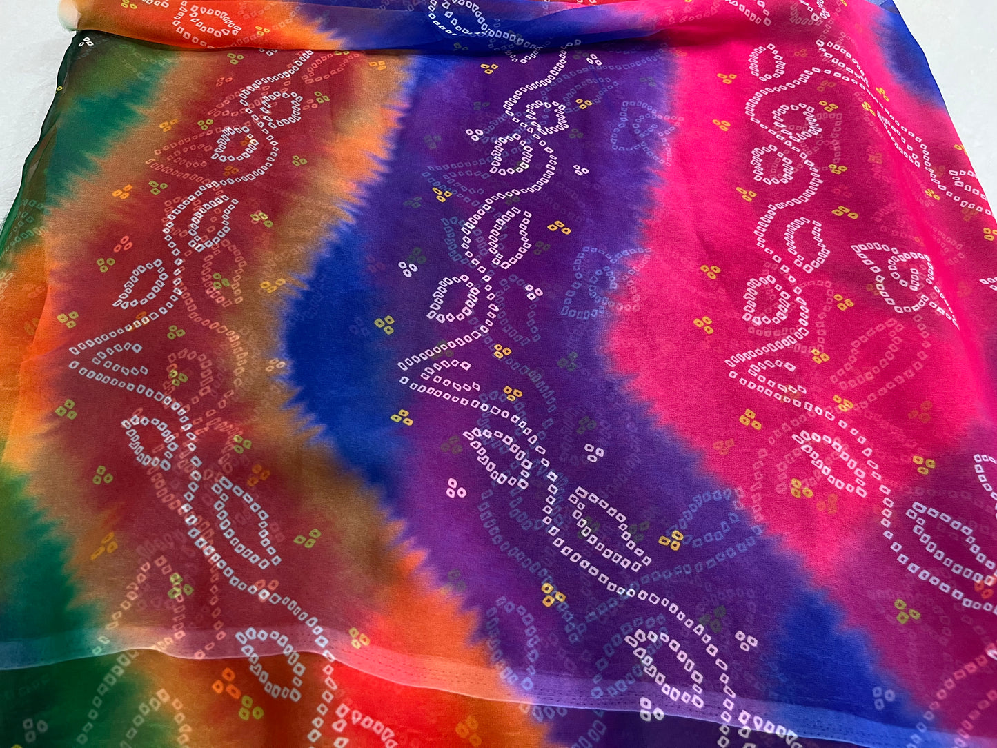 Pachranga pure looking saree
