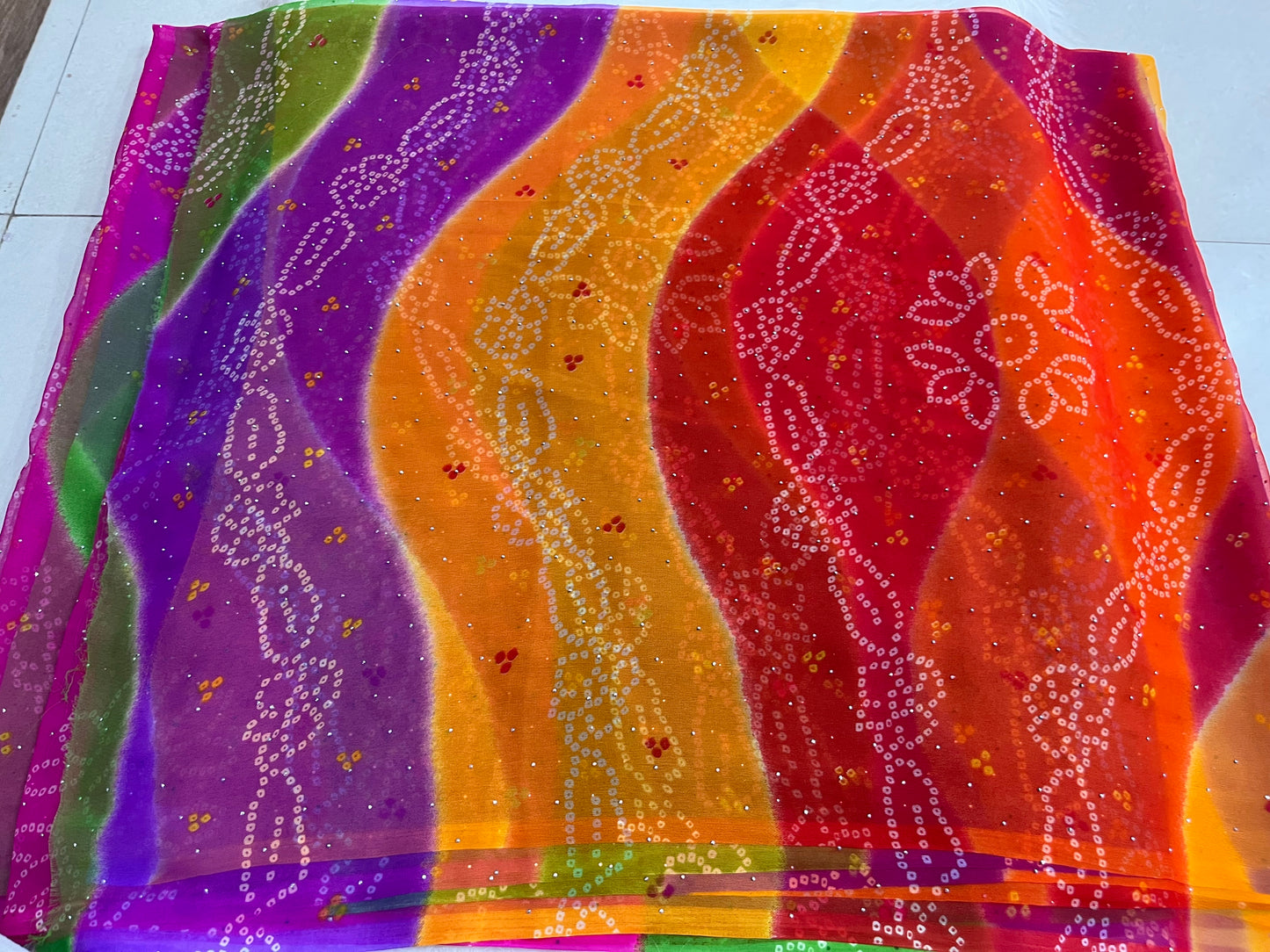 Panchranga rai Bandej siroski saree