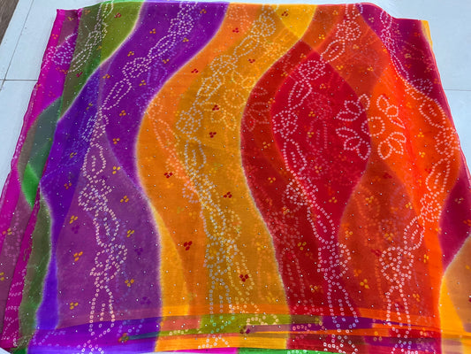Panchranga rai Bandej siroski saree