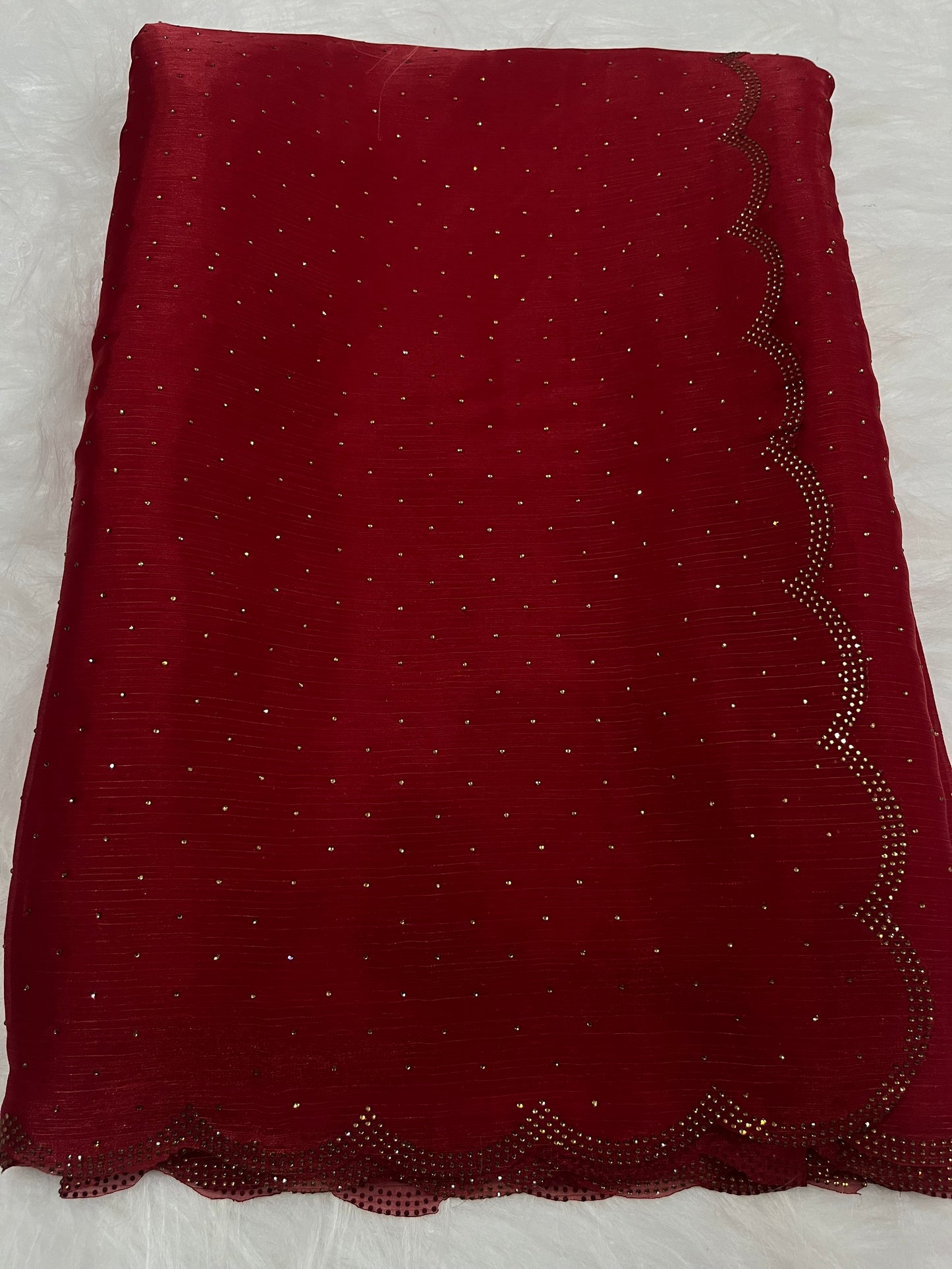 daimond sirski blood red colour scalpe border