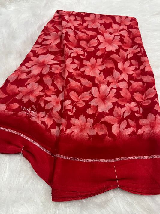 red colour satan border