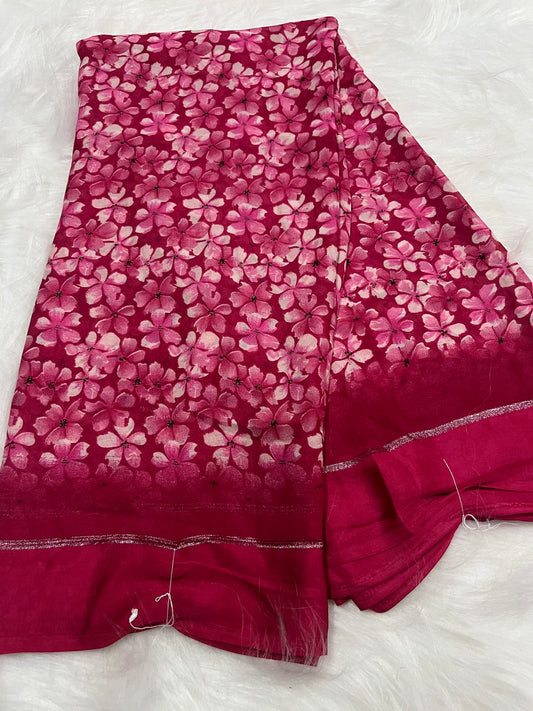 cherrry floral satan border