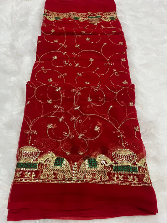 elephant jaal red colour