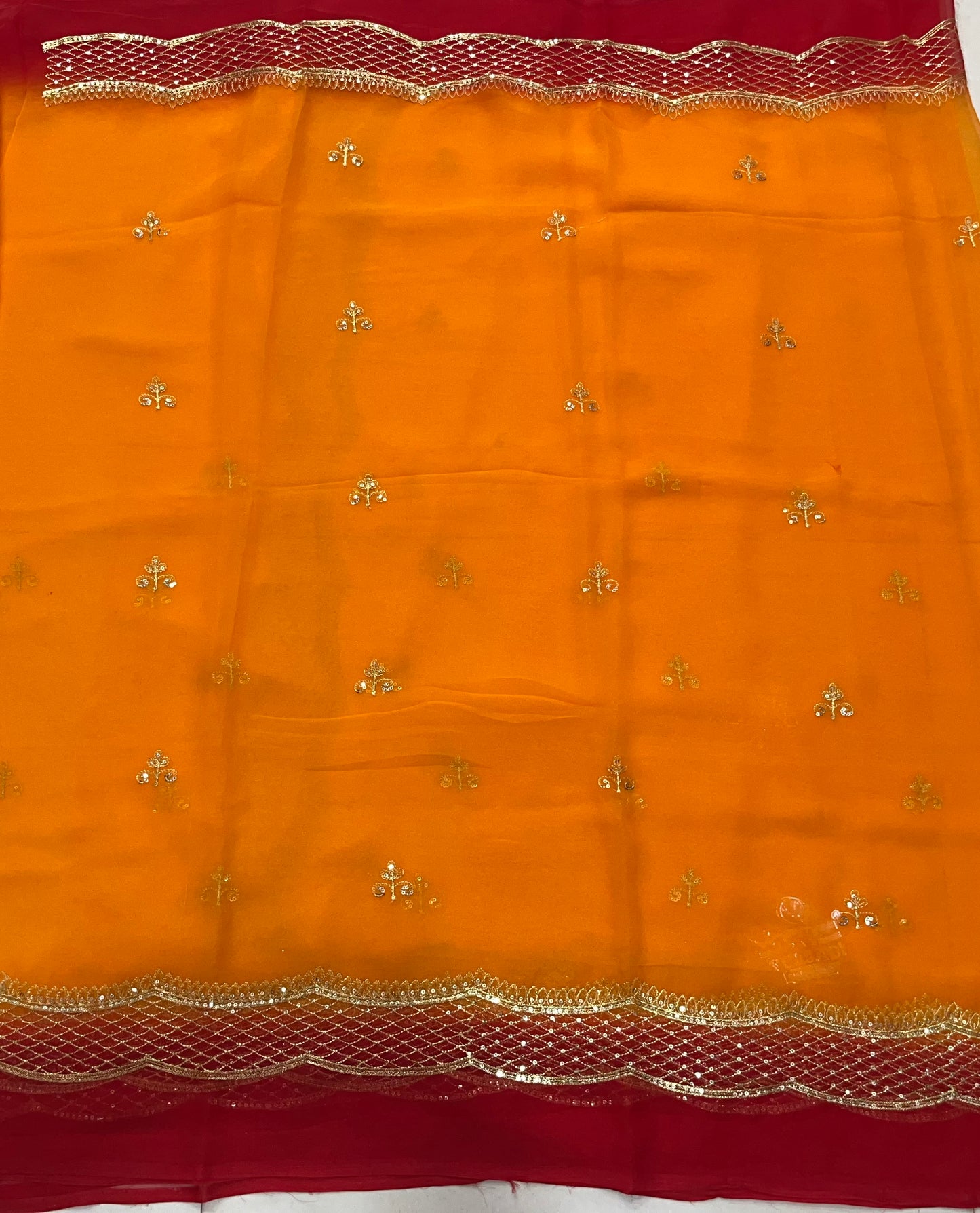 Piliya scalpe jaal border saree