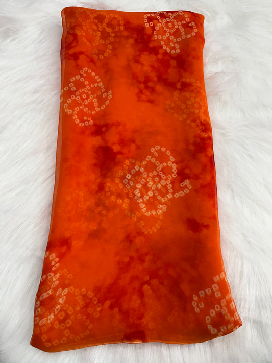 Floral rai bandej saree