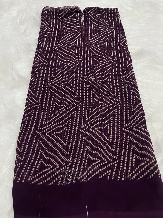 wine triangle bandej saree