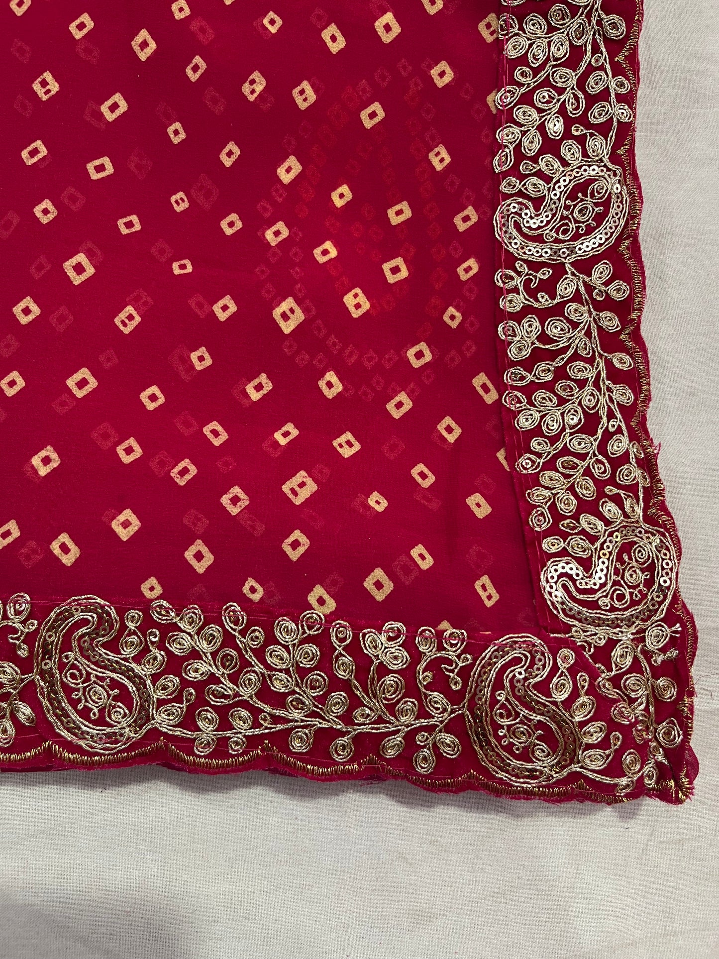 bandej pita work saree