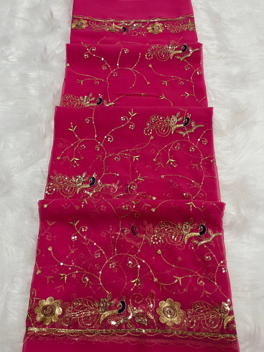 mor jaal peach color