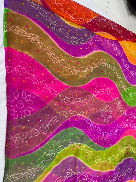 pachranga saree siroski